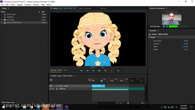 آموزش کاراکتر انیماتور (Adobe Character Animator) - قسمت 9 - انتقال به افتر 
