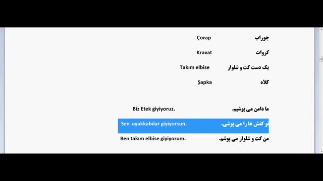 آموزش زبان ترکی استانبولی ازمبتدی تاپیشرفته - بخش نوزدهم  - افعال Tobe زبان ترکی