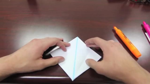 آموزش  آسان اوریگامی طرز ساخت مرغ ماهیخوار کاغذی 