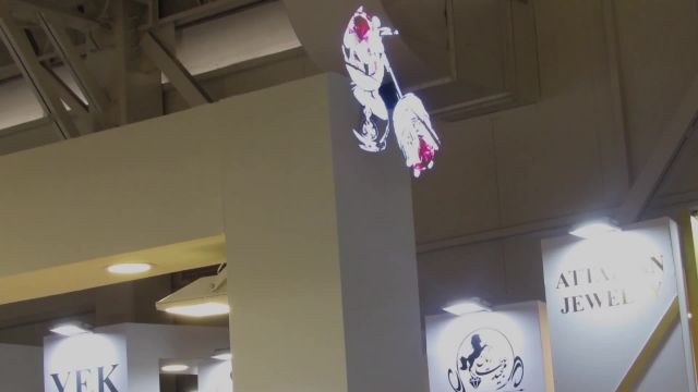 ایرویژن در نمایشگاه طلا و جواهر نام مشتری:خاتم چی