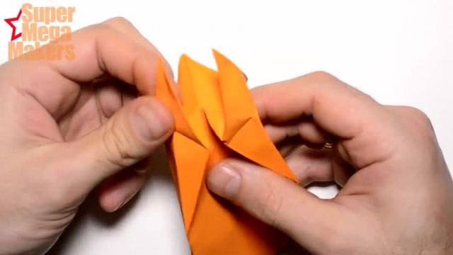 آموزش  جالب اوریگامی ساخت فاکس کاغذی
