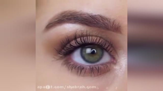 آموزش آرایش چشم لایت و طبیعی