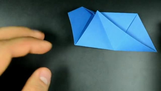 آموزش  جالب اوریگامی ساخت هرم کاغذی