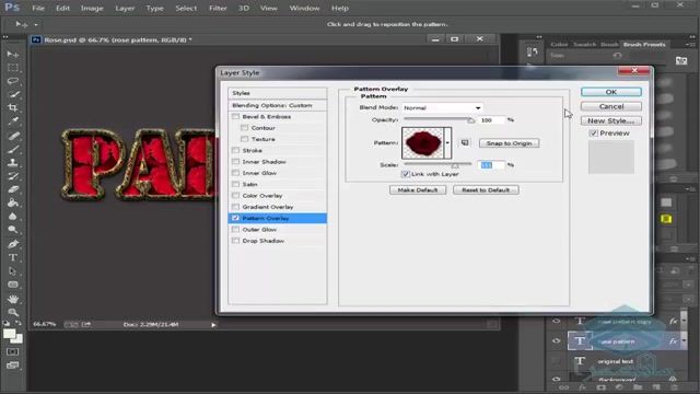 آموزش فتوشاپ (Photoshop) - تکنیک های حرفه ای  - ساخت متن 3بعدی با لایه های 2بعدی