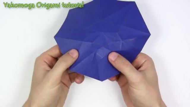 آموزش ساده اوریگامی ساخت الماس کاغذی شیک