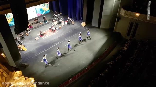 رقص آذربایجانی گروه آیلان در سی و چهارمین جشنواره موسیقی فجر - تالار وحدت تهران