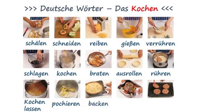 آموزش ساده و آسان زبان آلمانی - آموزش اصطلاحات آشپزی به زبان آلمانی2