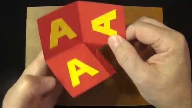 آموزش طراحی کردن یک مکعب به شکل 3D بهمراه با حرف ( A )