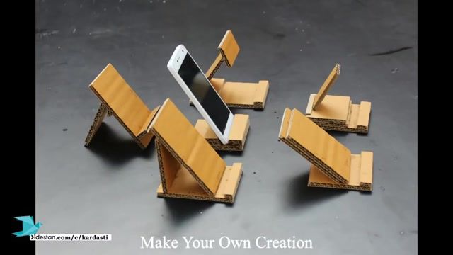 روش خلاقانه و آسان برای ساخت پایه رومیزی موبایل