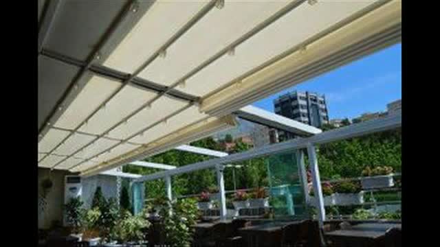 حقانی 09380039391 - سقف تمام برقی باغ - پوشش کنترلی باغ تالار 