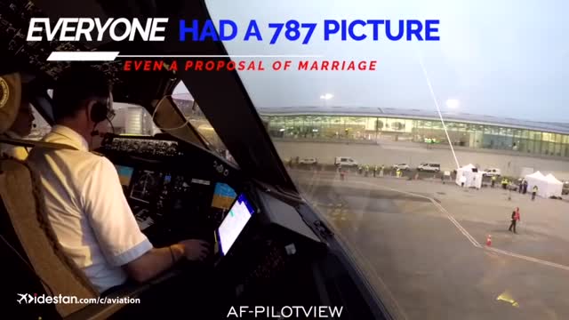 تصاویری از نمای داخل کابین خلبان هواپیمای بویینگ 747 هنگام تیک آف
