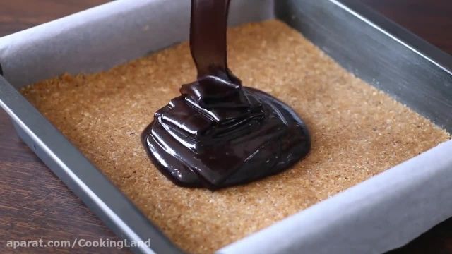 آموزش ساده شکلات کره بادام زمینی جو دو سر (بدون نیاز به پخت)