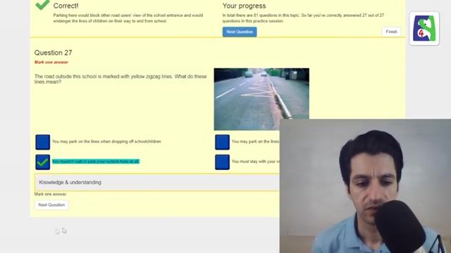 آموزش آزمون آیین نامه رانندگی درانگلستان - توضیح پرسش های21تا 30بخش کاربران جاده