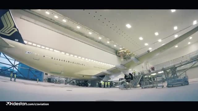 ویدیویی از مراحل ساخت هواپیمای ایرباس A350 توسط شرکت ایرباس