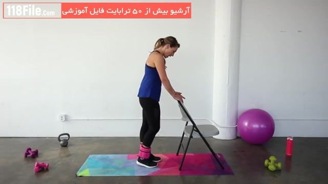 ورزش پیلاتس در خانه - تمرینات و حرکات ران و ساق پا
