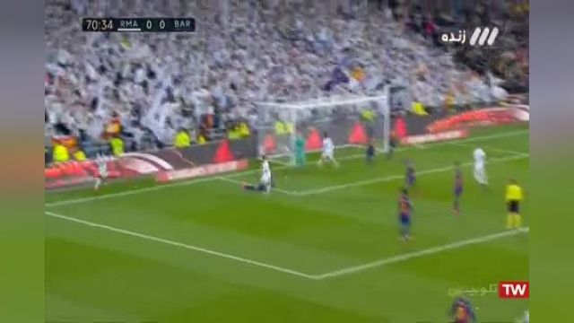گل اول رئال به بارسلونا توسط وینیسیوس جونیور