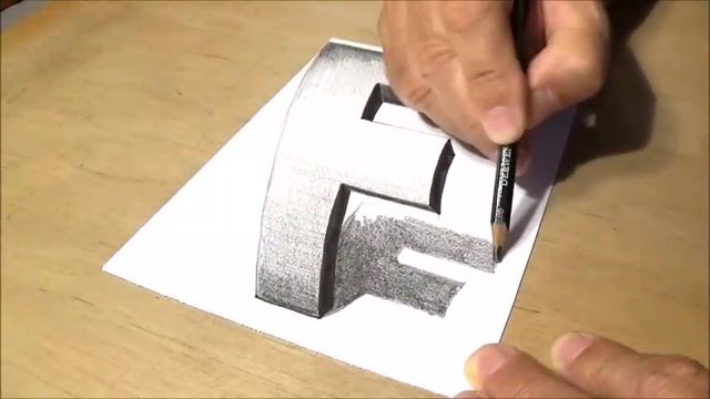 آموزش ترفندهای طراحی کردن 3بعدی حرف F 