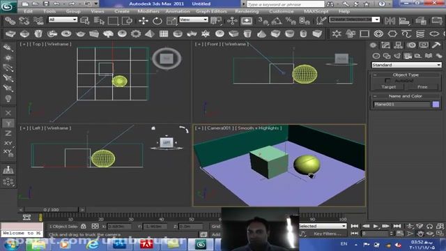 آموزش تری دی مکس (3D Max) - قسمت 22 - روش کار با دوربین