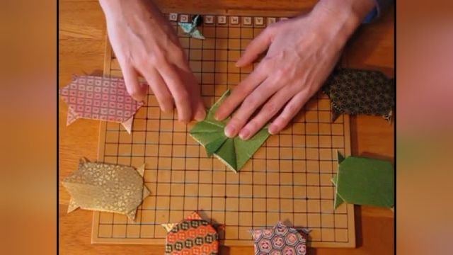 آموزش  جالب اوریگامی ساخت لاک پشت کاغذی (جدید)