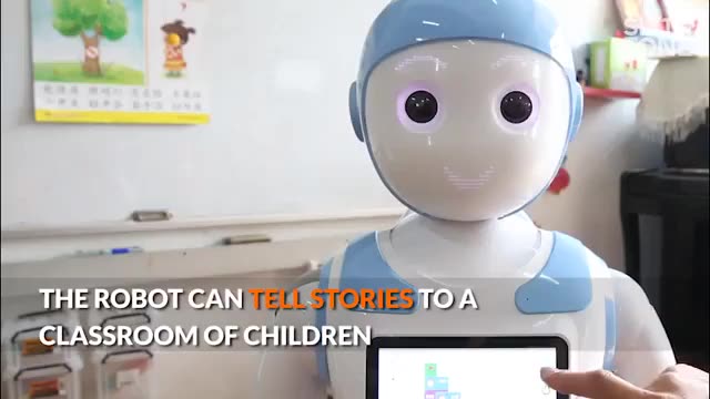 رونمایی از ربات پرستار  کودکان و سالمندان توسط چین در "کنفرانس جهانی ربات 2018"