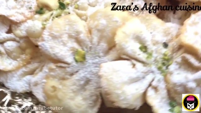 آموزش کامل طرز تهیه شیرینی های افغانستان - طرز تهیه شیرینی گوش فیل مخصوص عید