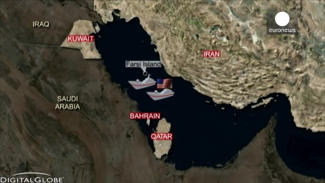 بازداشت ملوانان نیروی دریایی امریکا توسط سپاه ایران در خلیج فارس