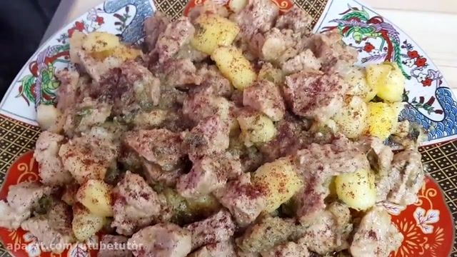 آموزش کامل طرز تهیه غذا های افغانستان - طرز تهیه گوشت سرخ شده با کچالو