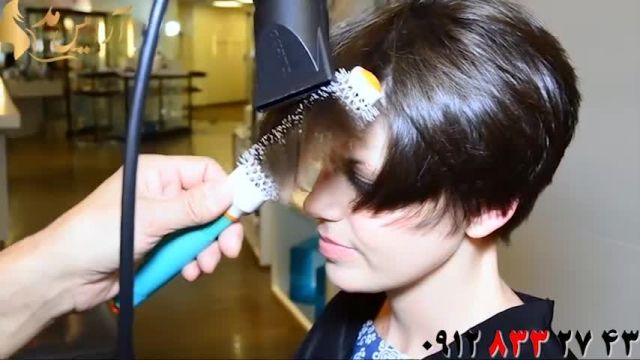 فیلم آموزش کوتاه کردن مو بلند + مدل مو کپ زنانه