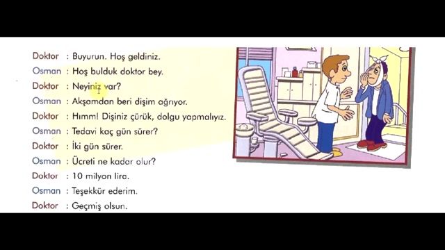 آموزش زبان ترکی استانبولی ازمبتدی تاپیشرفته - بخش 45 - نام بیماری هادر زبان ترکی