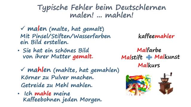 آموزش ساده و آسان زبان آلمانی -  اشتباهات رایج در یادگیری زبان آلمانی - قسمت اول
