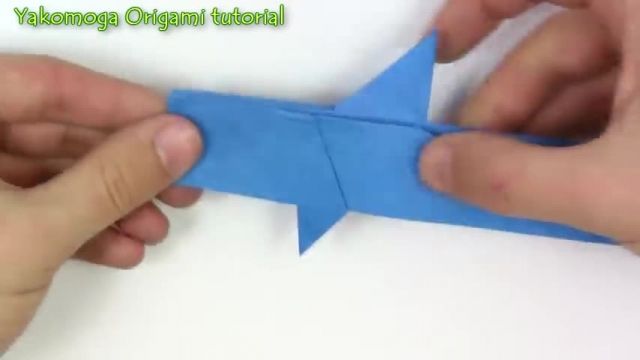 آموزش راحت و متفاوت اوریگامی ساخت نهنگ کاغذی