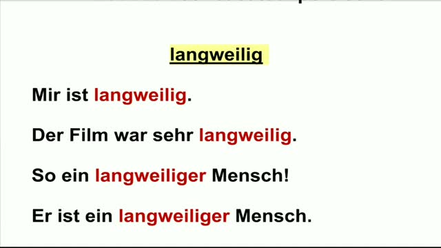 آموزش ساده و آسان زبان آلمانی - معادل "حوصلم سر رفته" به زبان آلمانی
